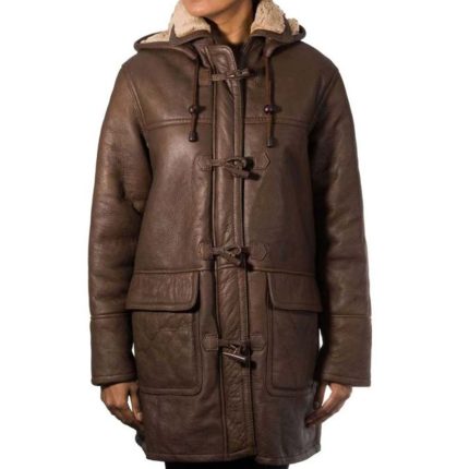 Women Brown And Ginger Coat