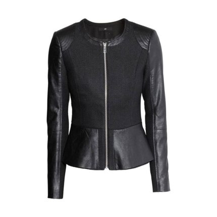 Women Black Leather Jacket