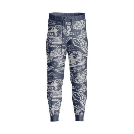 Sublimated Vintage Tattoo Gothic Trousers